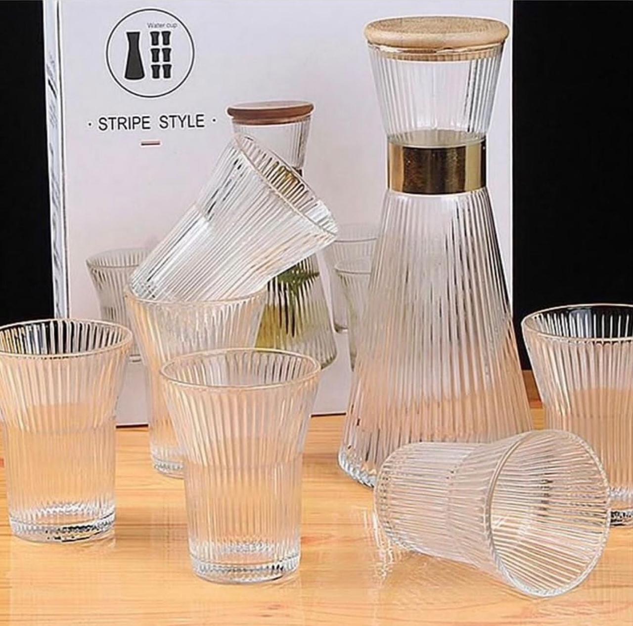 grain glass water set