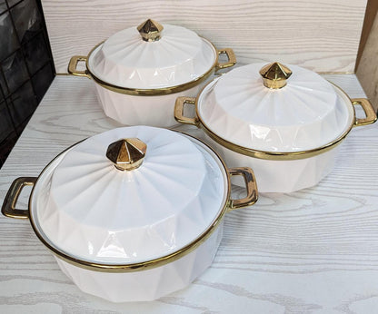 Ceramic serving bowls(3 pcs)