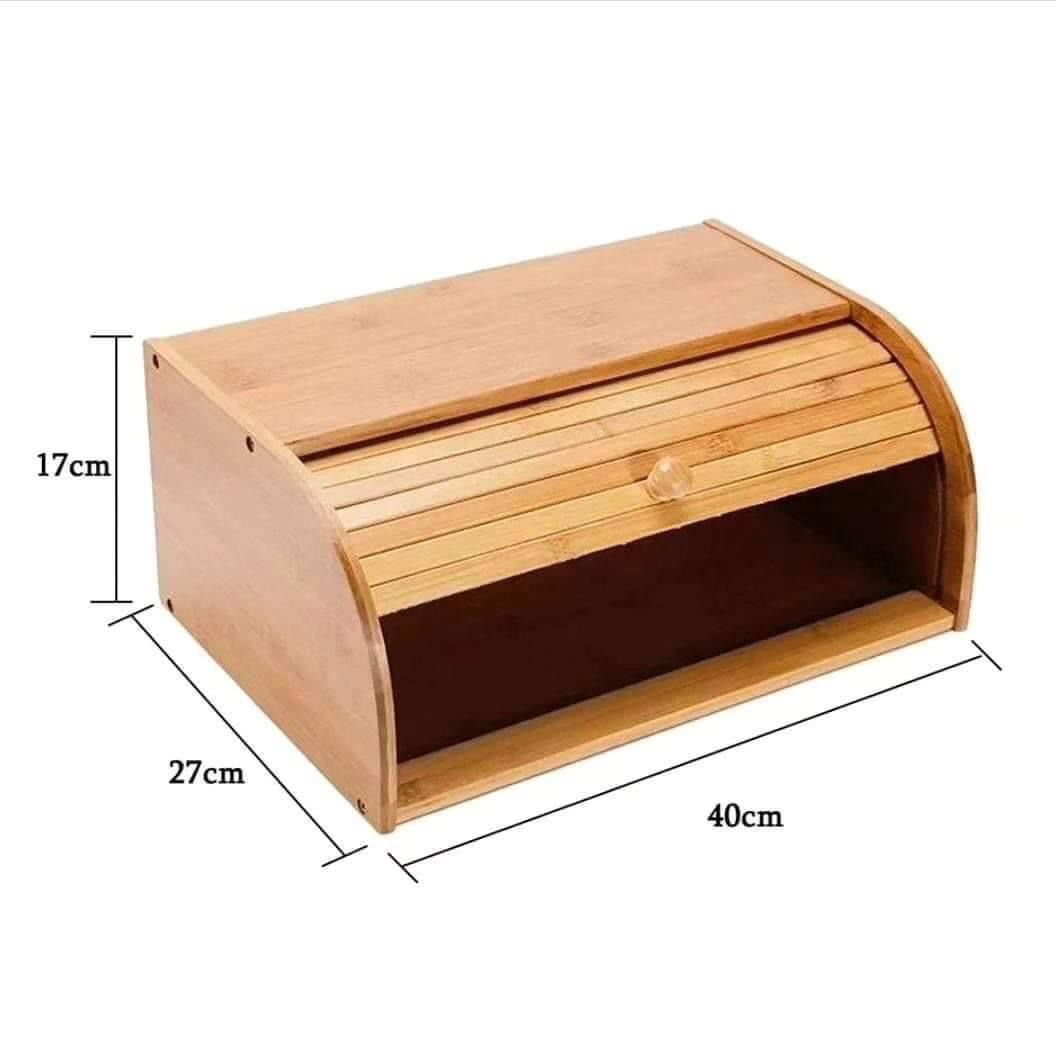 High Quality Bamboo Bread Bin