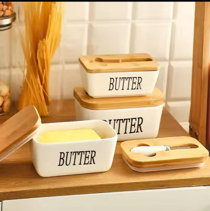 Ceramic butter dish