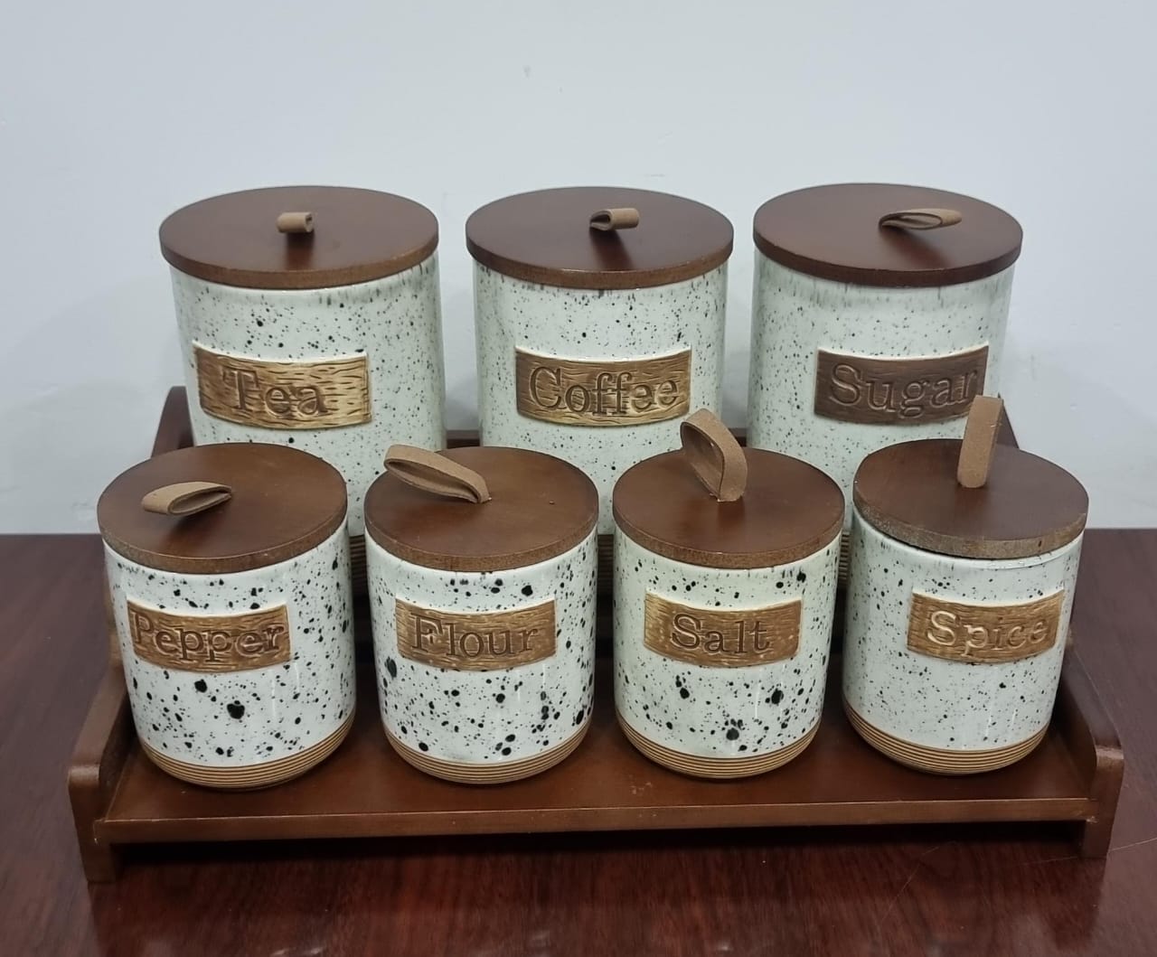 Ceramic Canisters(7 pcs)