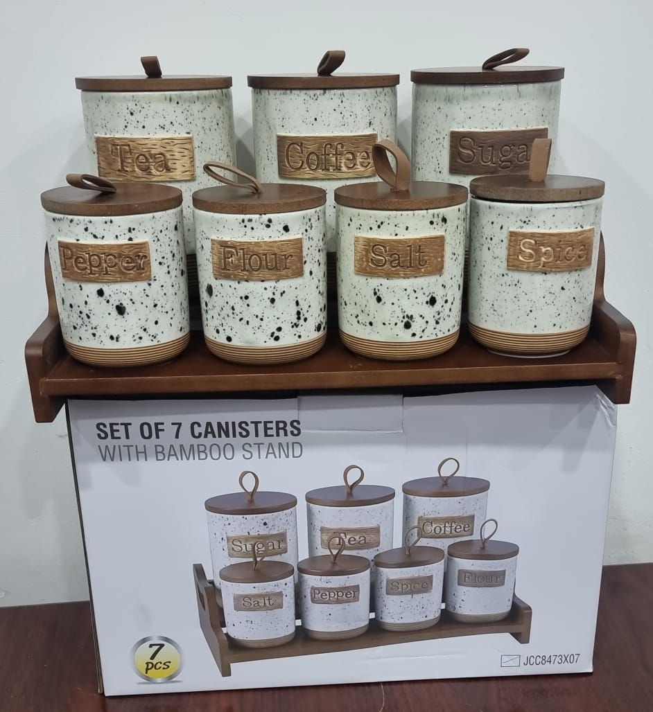 Ceramic Canisters(7 pcs)