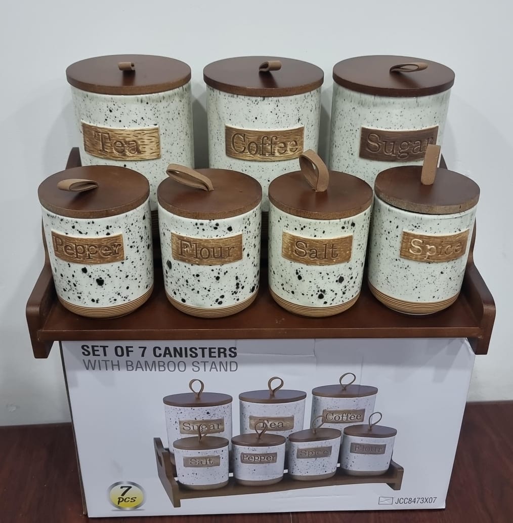 Ceramic Canisters(7 pcs)