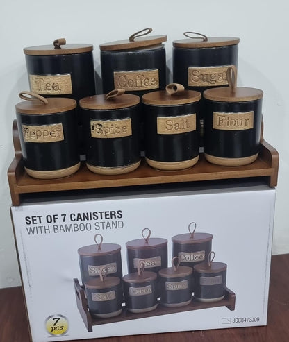 Ceramic Canisters(7 pcs)