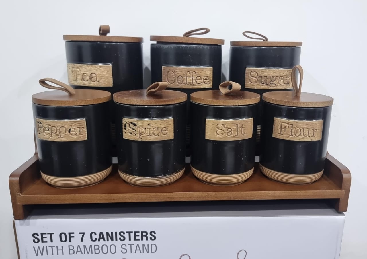 Ceramic Canisters(7 pcs)