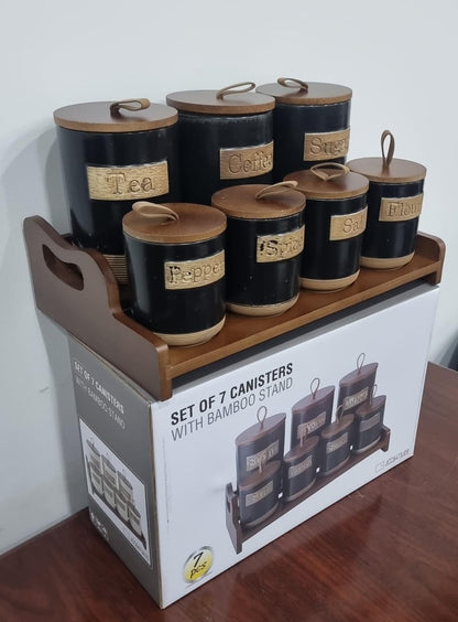 Ceramic Canisters(7 pcs)