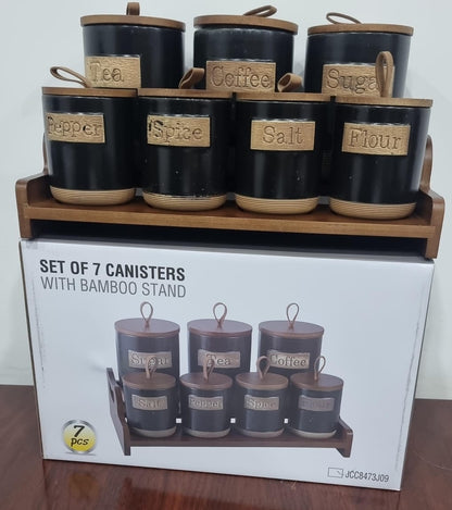 Ceramic Canisters(7 pcs)