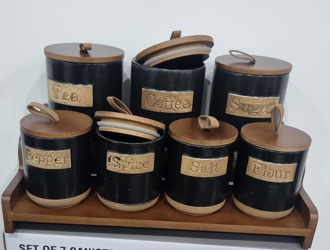 Ceramic Canisters(7 pcs)