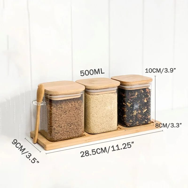 3 in 1 airtight containers