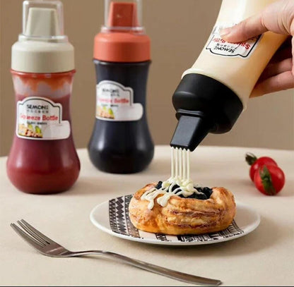 squeeze sauce bottles(2 pcs)