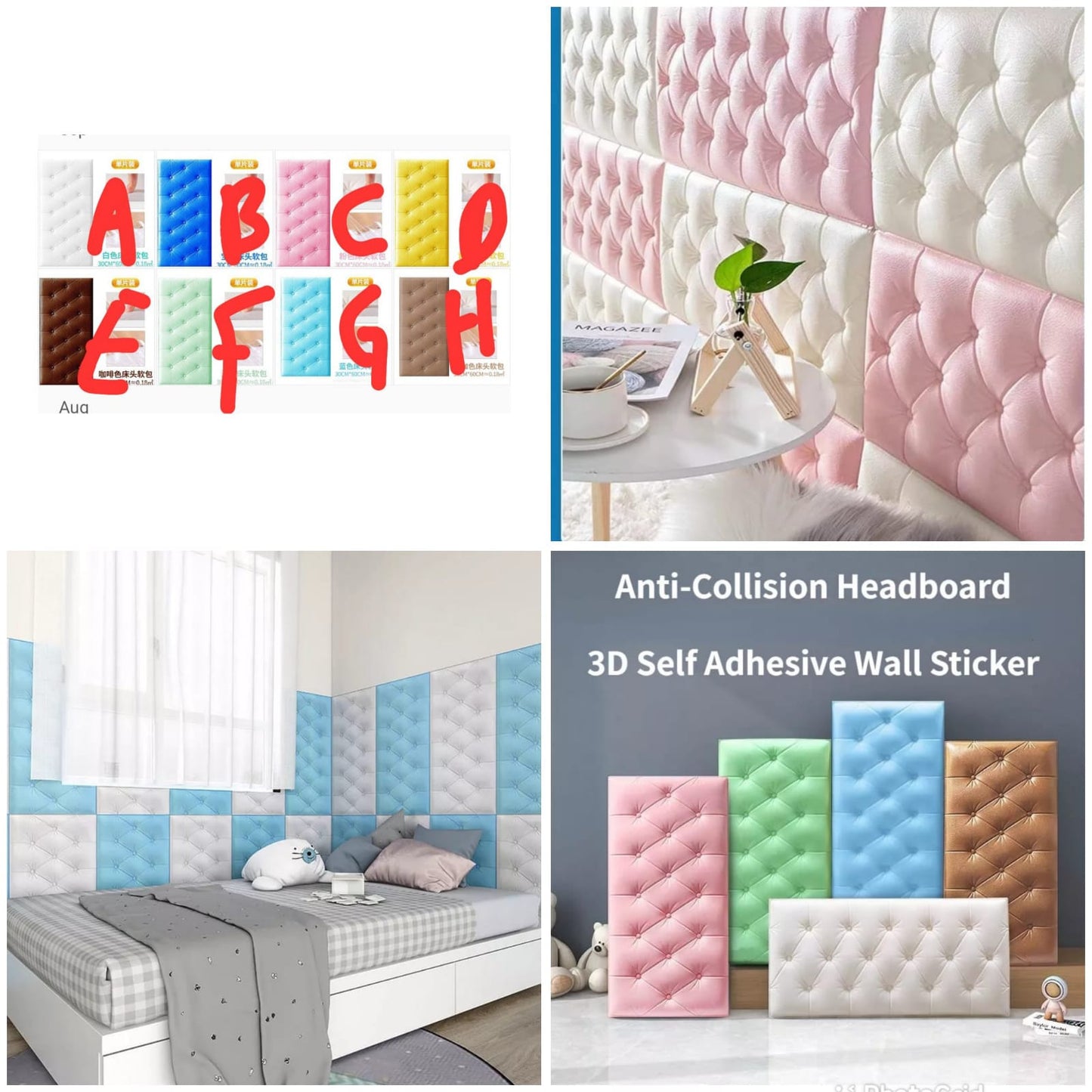 Anti collision head board(1 pc 30*60)