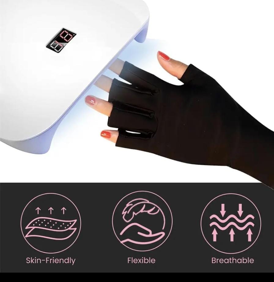 Anti UV Gel dryer gloves(1 pair)