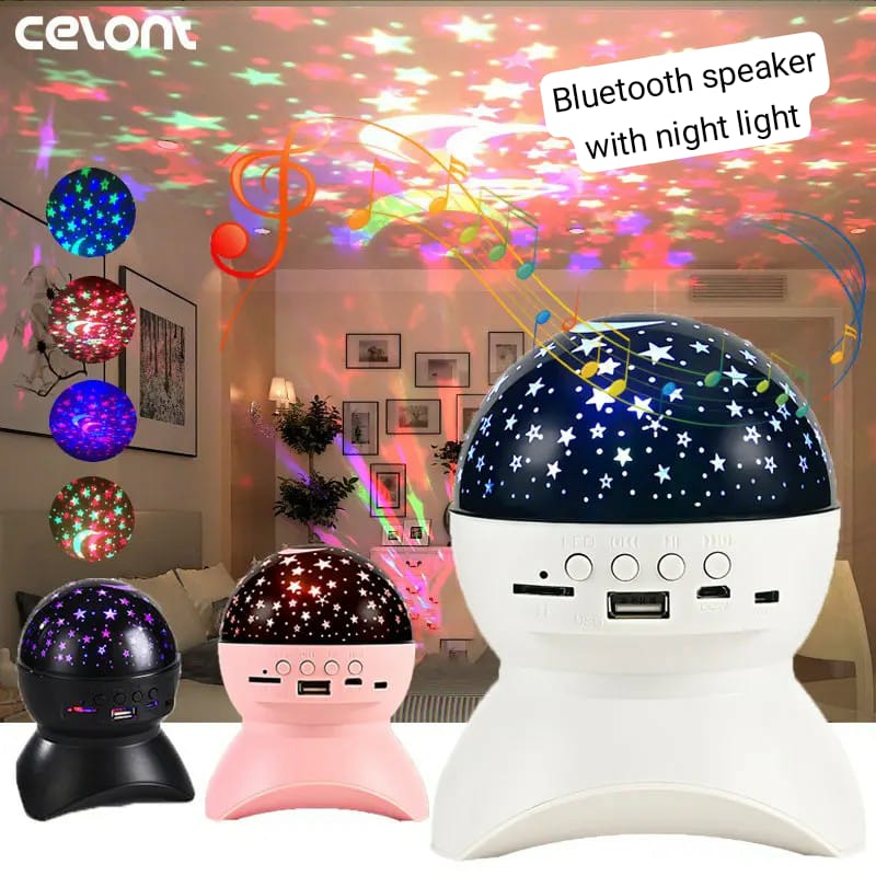 Starry projector with Bluetooth Speaker