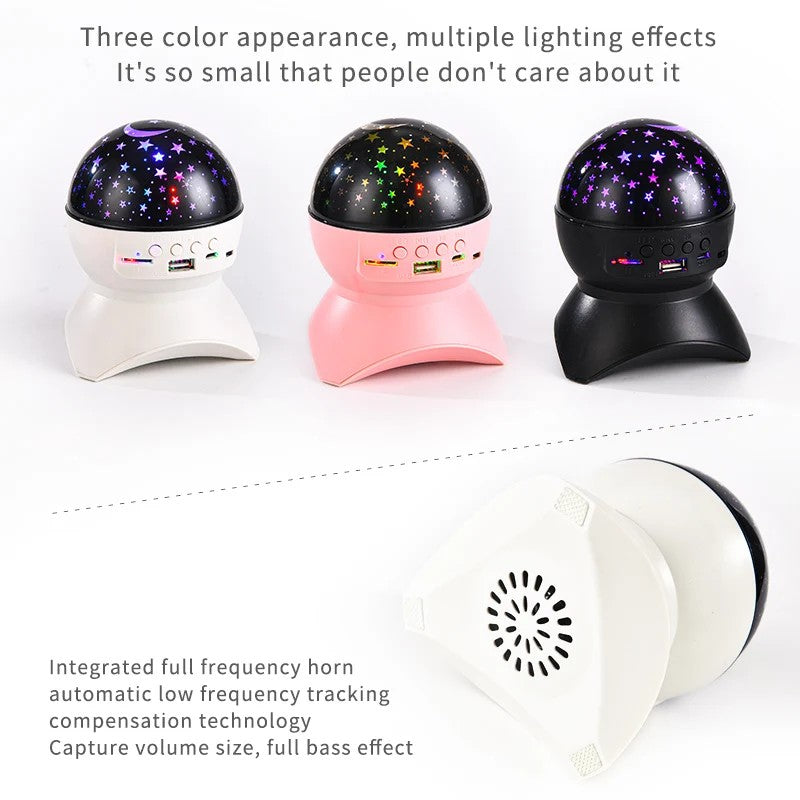 Starry projector with Bluetooth Speaker