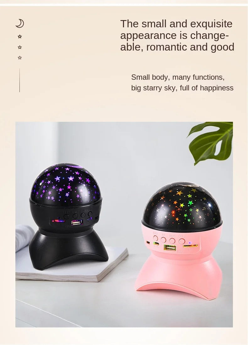 Starry projector with Bluetooth Speaker