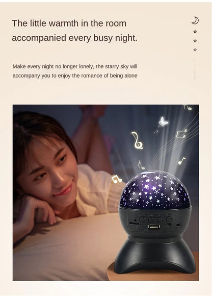 Starry projector with Bluetooth Speaker