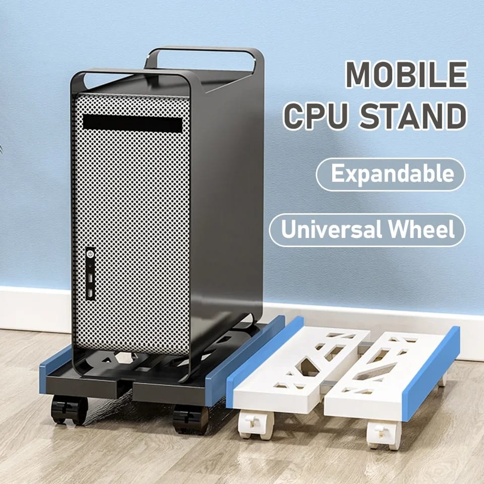 Adjustable mobile CPU/Home theatre stand