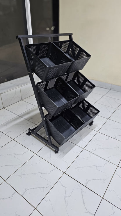 Vegetable/Fruits Cart Storage Rack