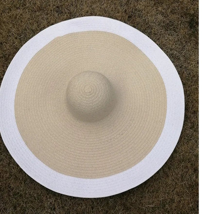 Wide brim summer hat