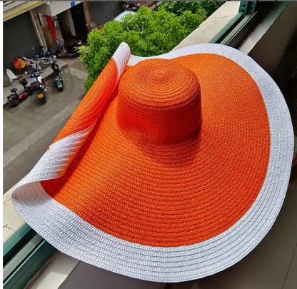 Wide brim summer hat