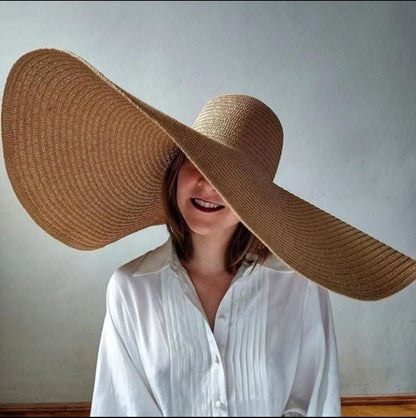 Wide brim summer hat