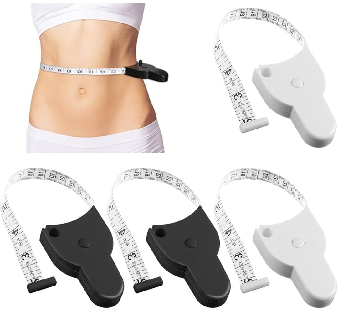 Retractable waist measurement tape