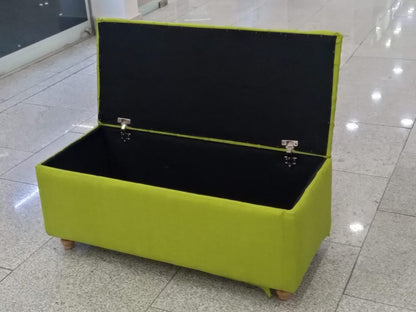 Wooden Storage Ottoman(L102cm W45cm H45cm)