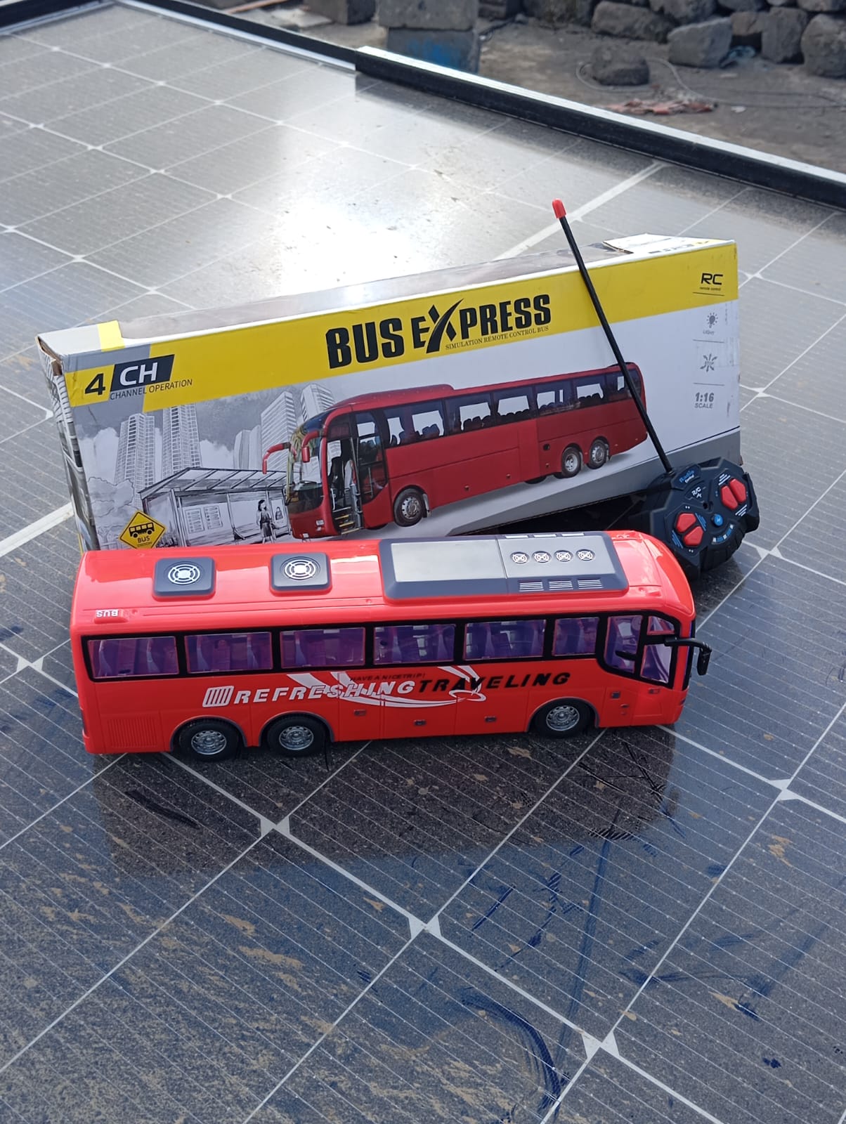 Remote controlled city bus