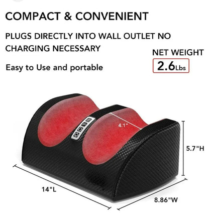 Electric heated Foot massager