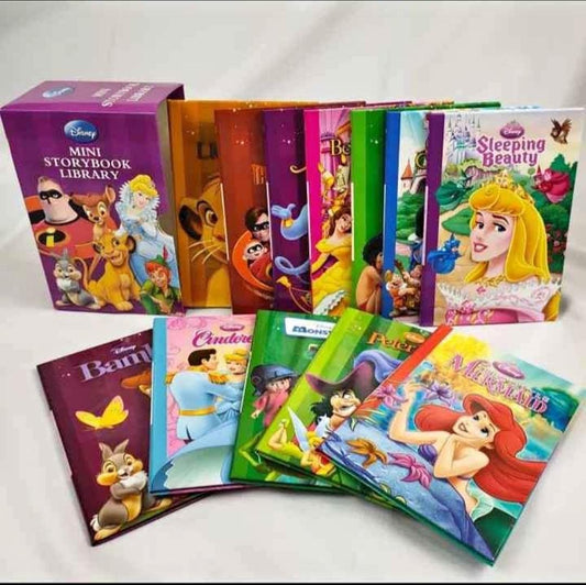 Kids mini library storybooks(12)