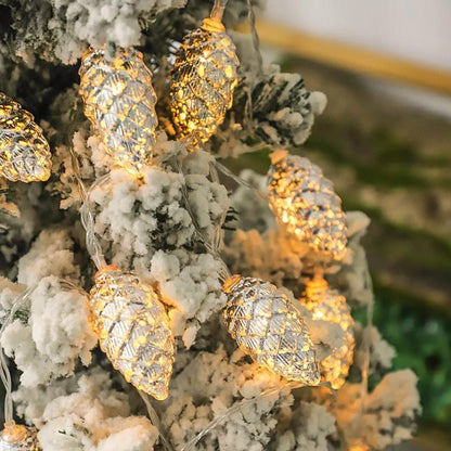 Christmas Pine Cone Light set