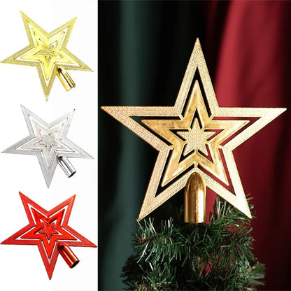 Christmas tree pentagram star