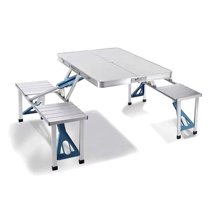 Foldable Picnic table with seats