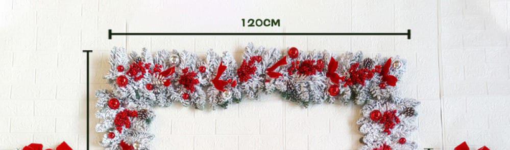 Front door Christmas wreath set