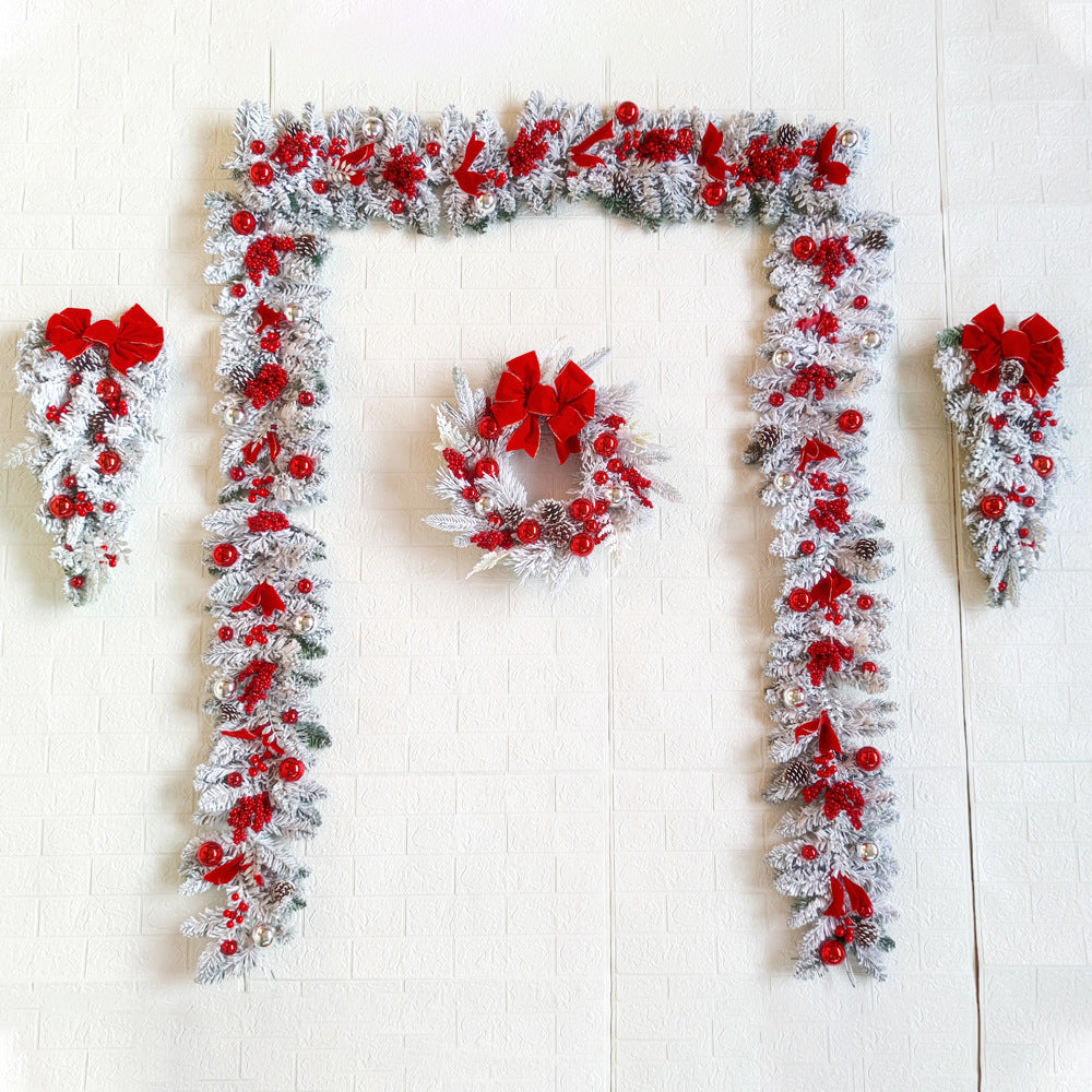 Front door Christmas wreath set