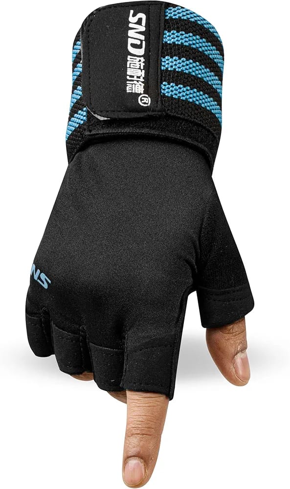 gym gloves with straps