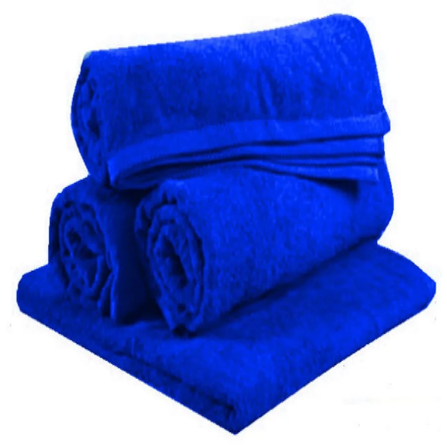 Royal Blue cotton towel(180cm)