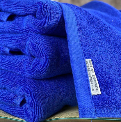 Royal Blue cotton towel(180cm)