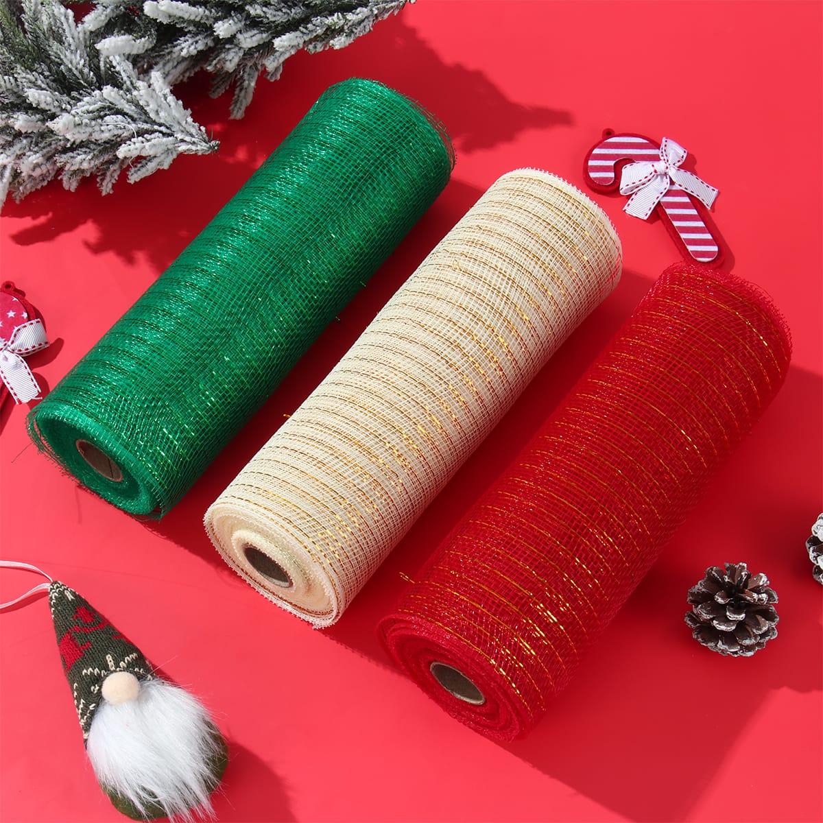 Christmas ribbon Decor roll(10M)