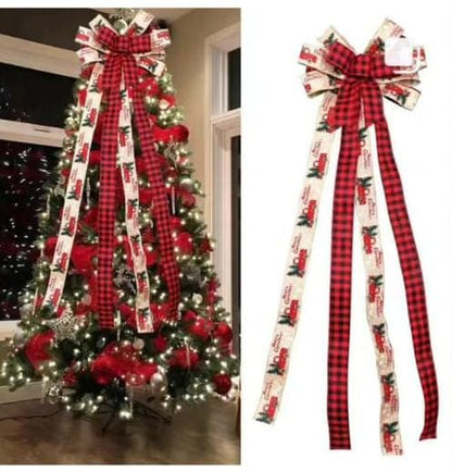 Large Christmas ribbon bow knot(140cm)