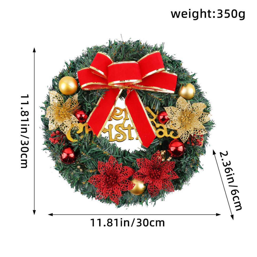 Christmas wreath with lights(30 cm)