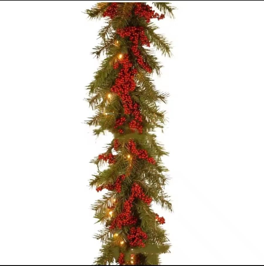 2.7M long Christmas garlands with lights