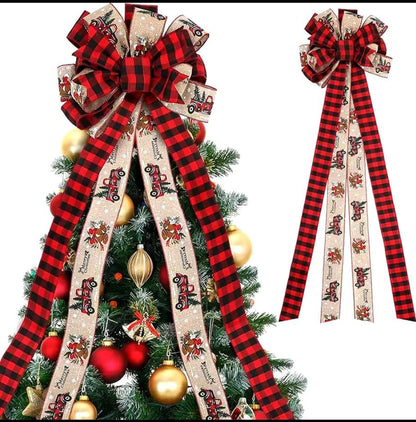 Large Christmas ribbon bow knot(140cm)