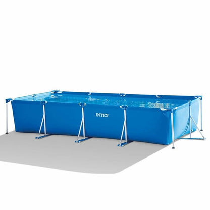 Rectangular frame swimming pool