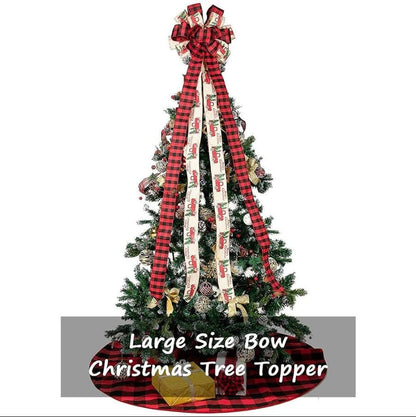 Large Christmas ribbon bow knot(140cm)