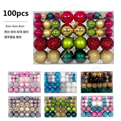 Christmas tree balls(100 pcs)