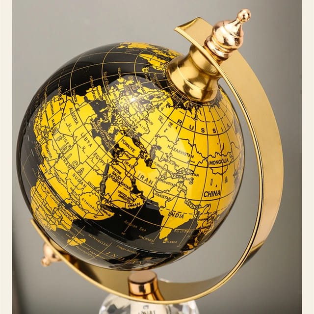 World Globe Marble Decor