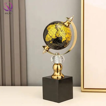 World Globe Marble Decor