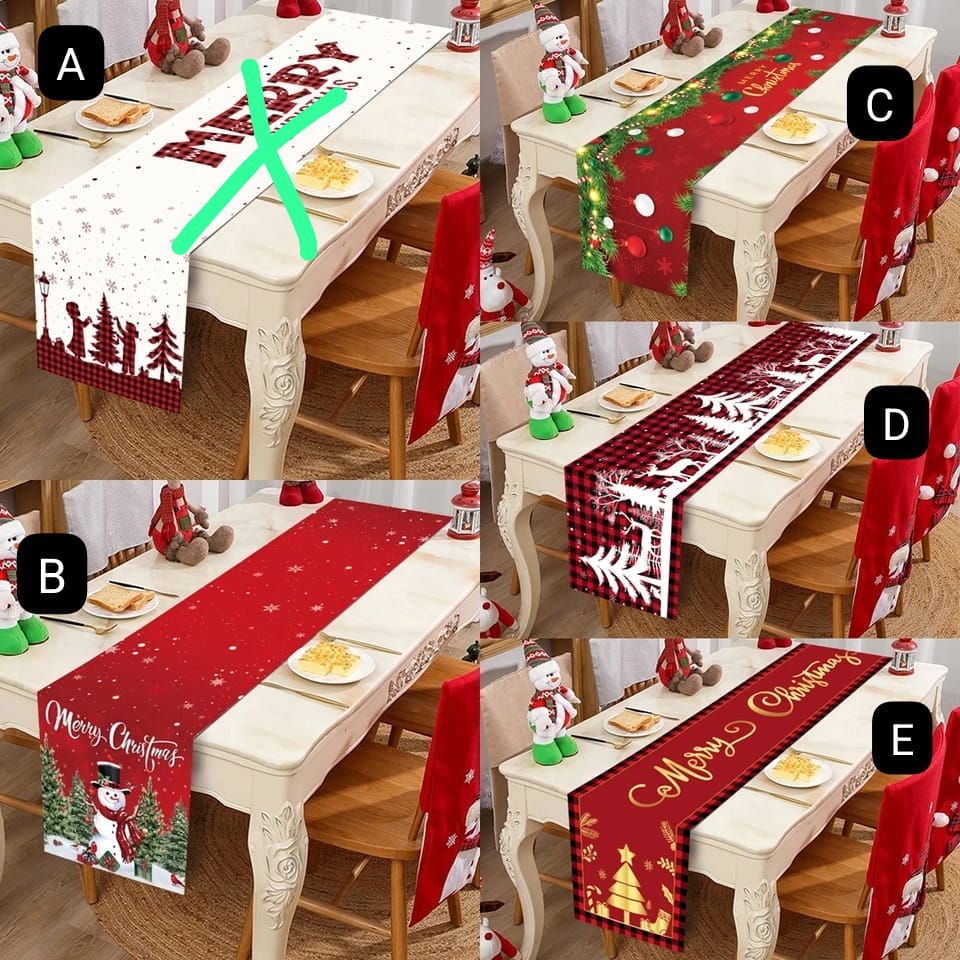 Christmas table runner