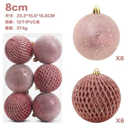 6pc set Christmas ball